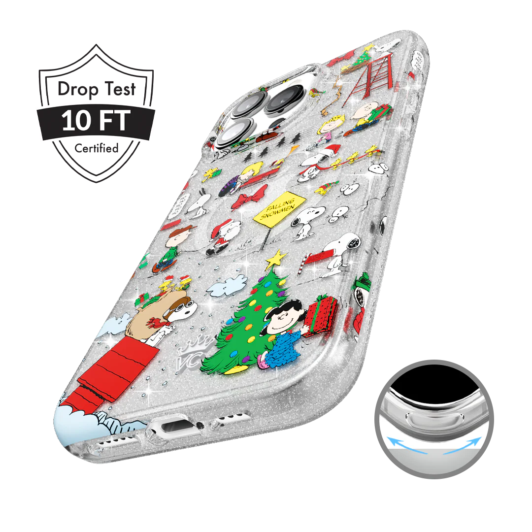 Snoopy Christmas Glitter iPhone Case - Image 14