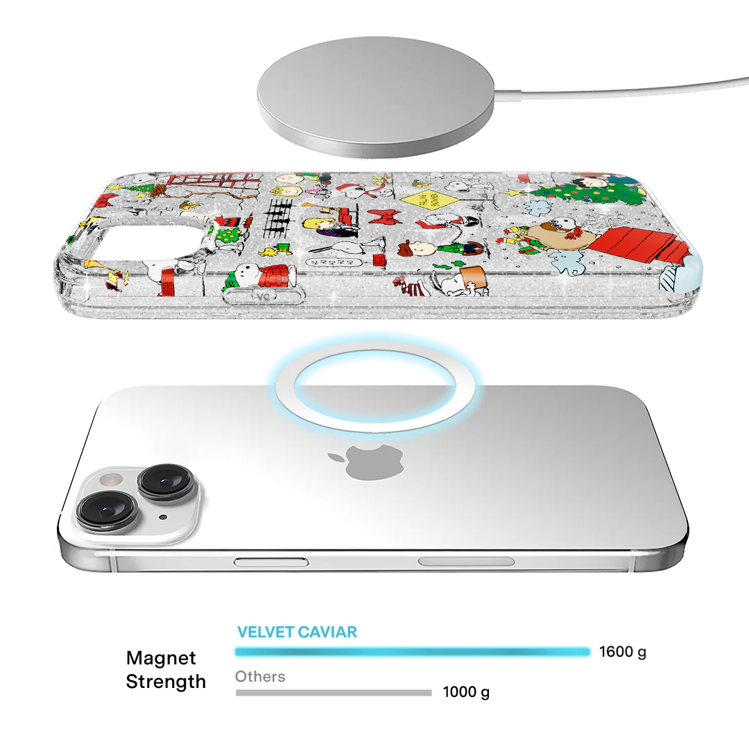 Snoopy Christmas Glitter iPhone Case - Image 48