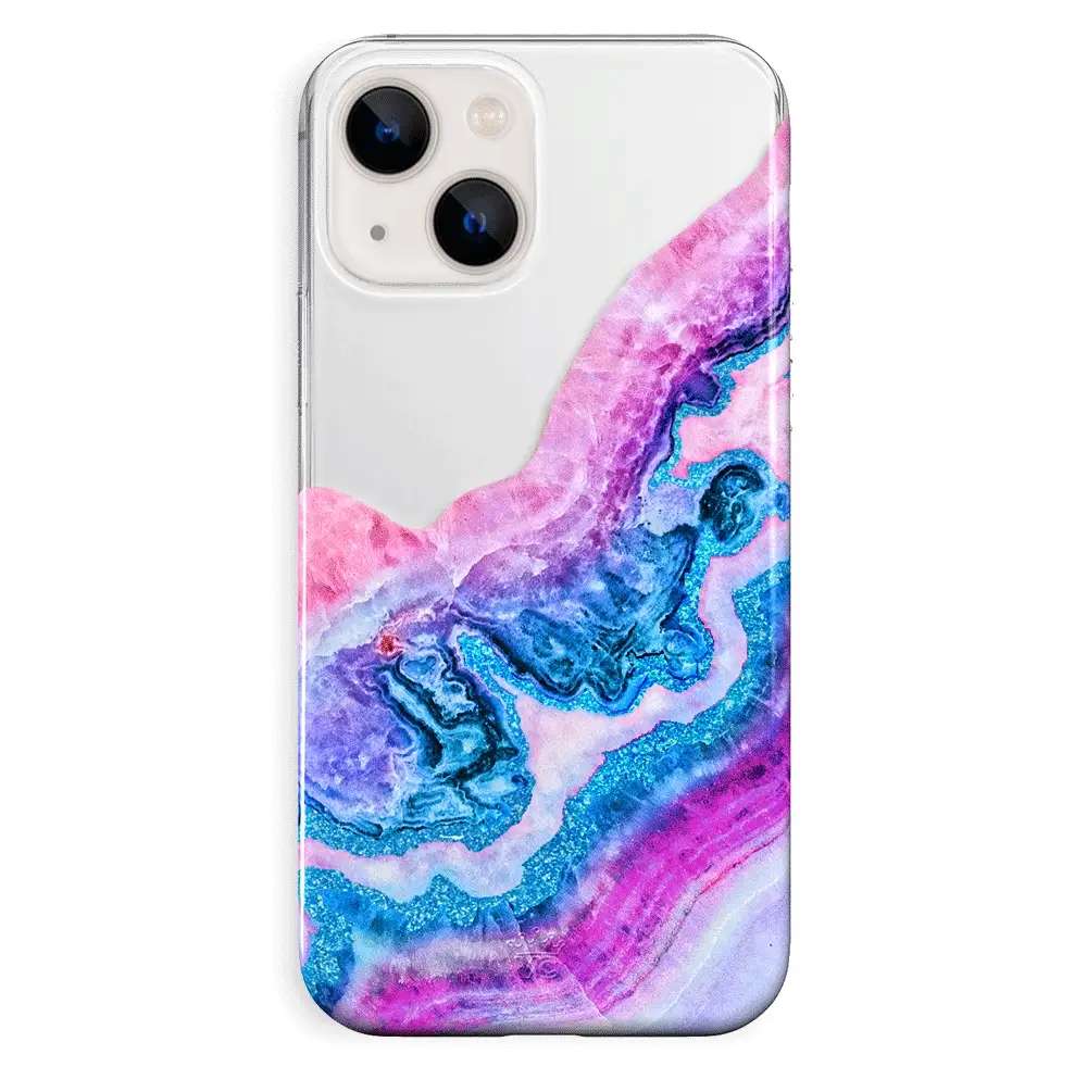 Geode Glitter Clear iPhone Case - Image 109