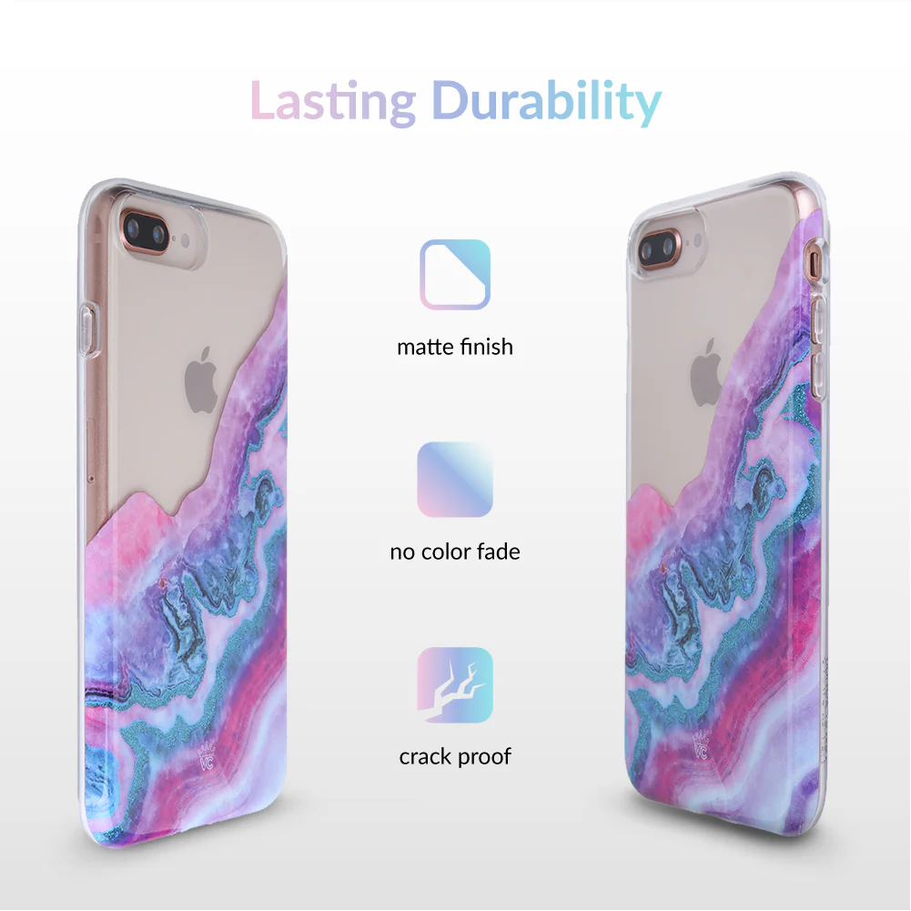 Geode Glitter Clear iPhone Case - Image 26