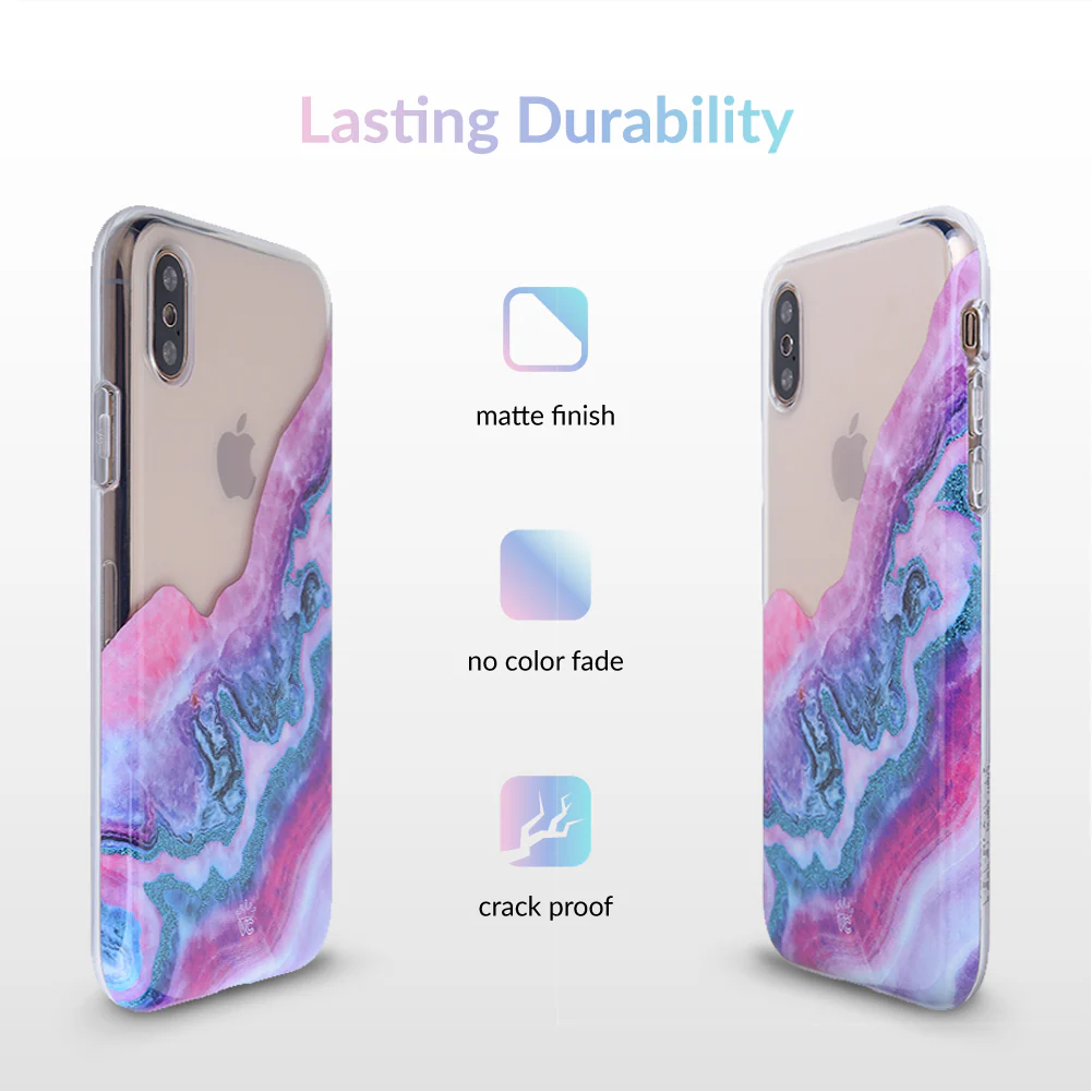 Geode Glitter Clear iPhone Case - Image 33