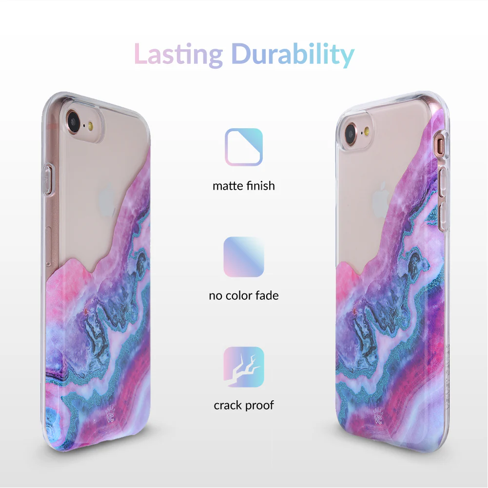 Geode Glitter Clear iPhone Case - Image 47