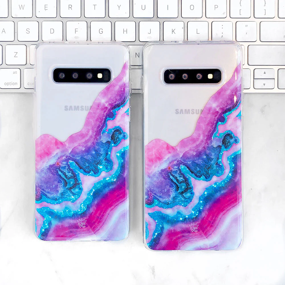 Geode Glitter Clear Samsung Case - Image 35
