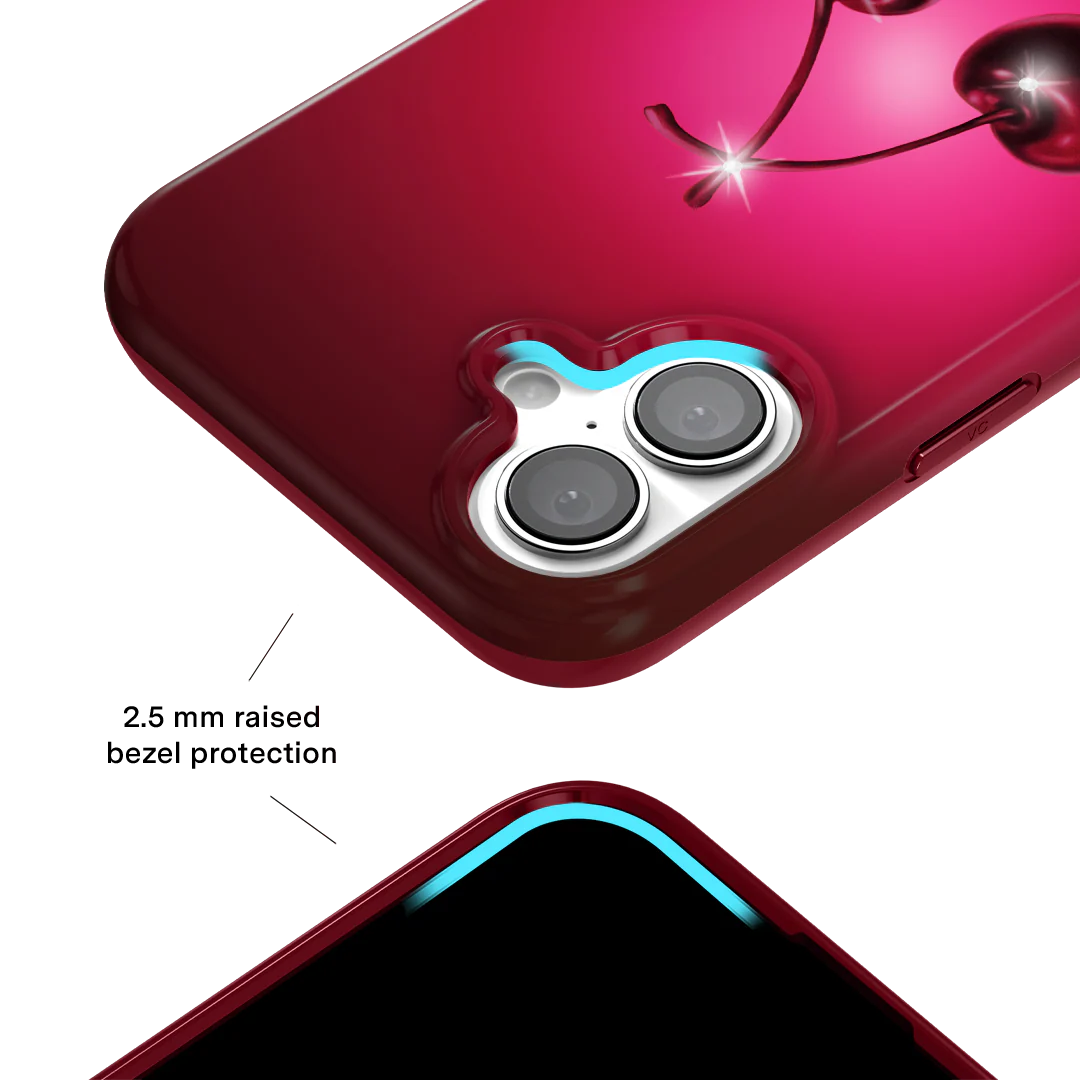 Black Cherry Crystal iPhone Case - Image 3