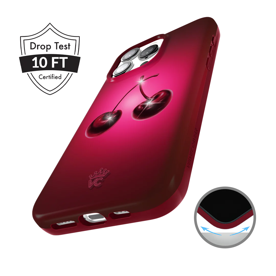 Black Cherry Crystal iPhone Case - Image 41