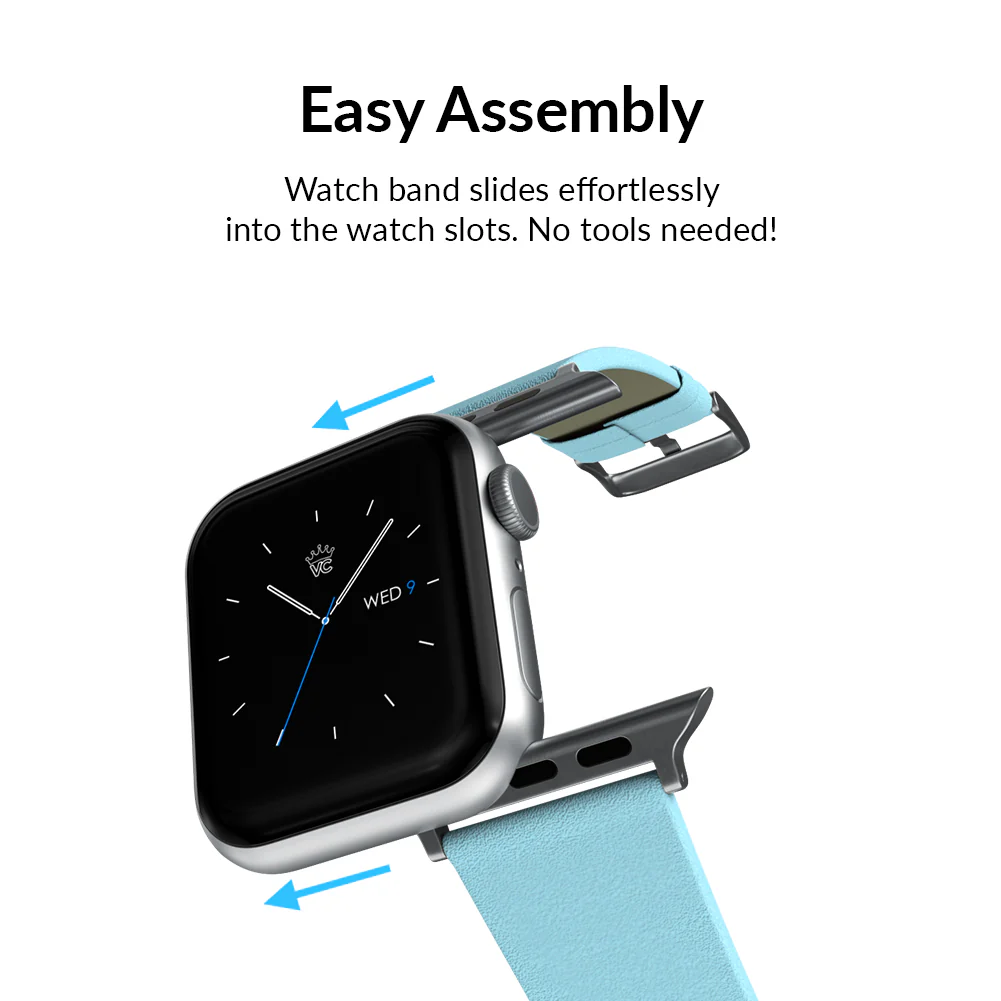 Light Blue Apple Watch Band - Image 11