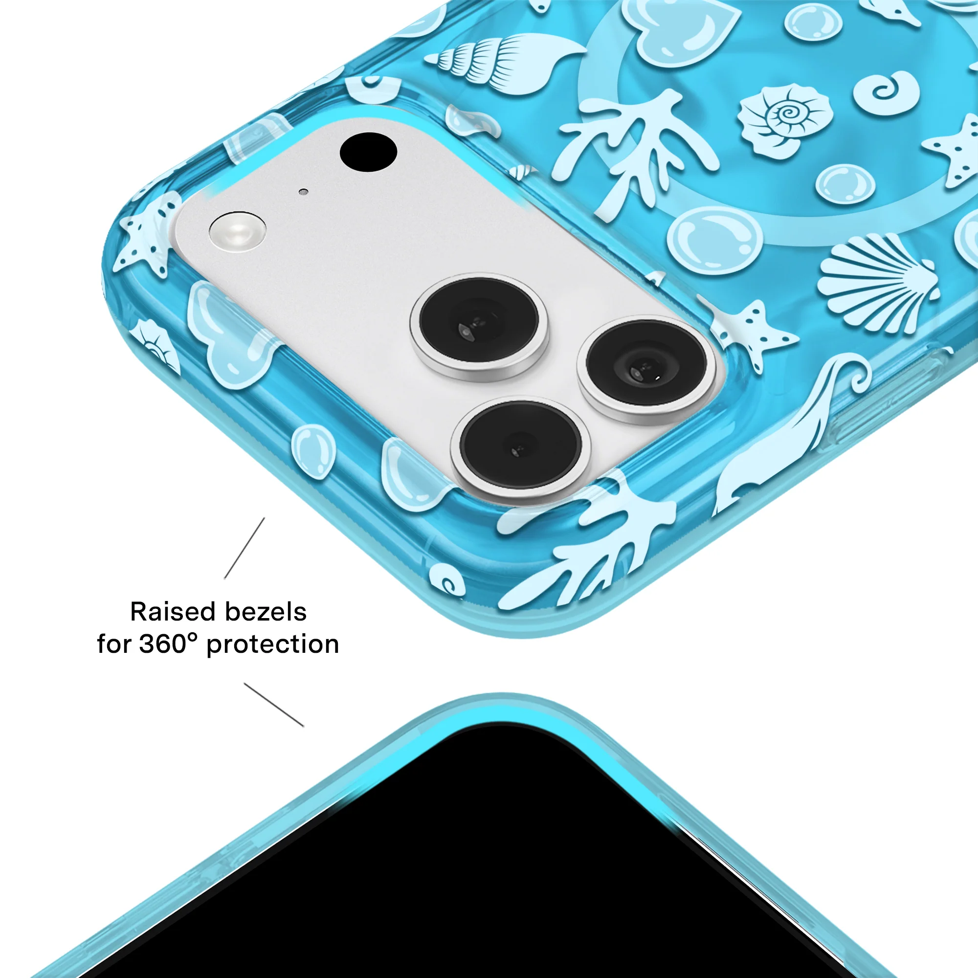 Aquamarine Holo iPhone Case - Image 88