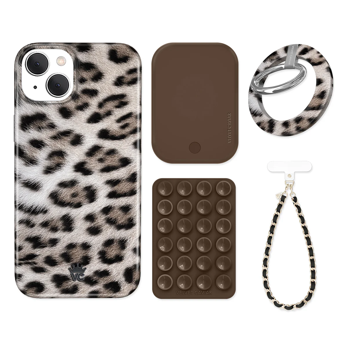 Arctic Leopard iPhone Bundle Set - Grip - Image 8