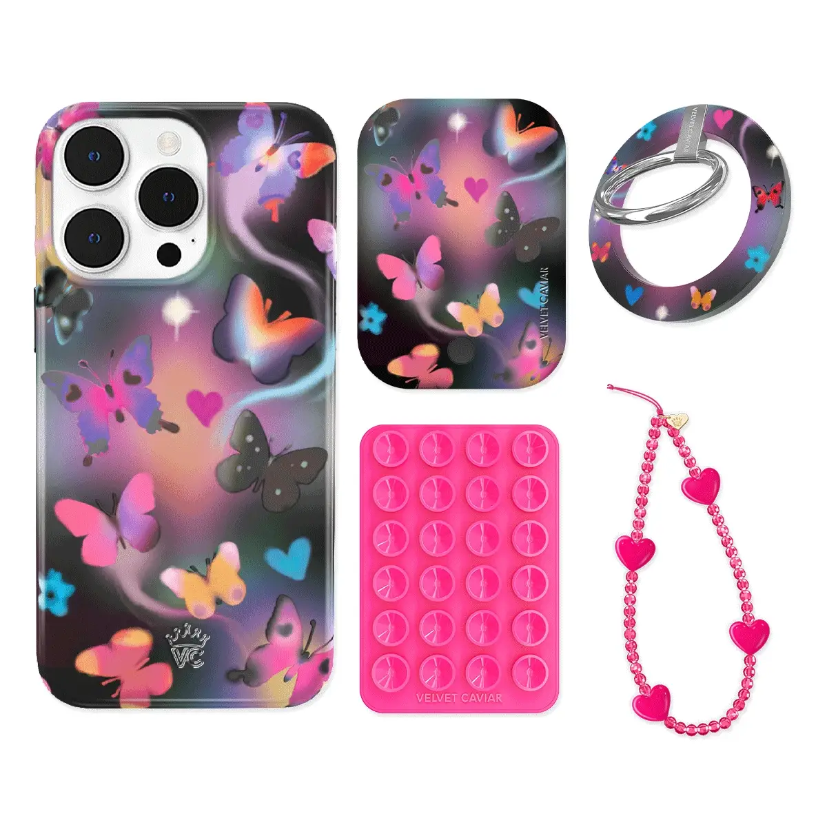 Aurora Butterfly iPhone Bundle Set - Grip - Image 10