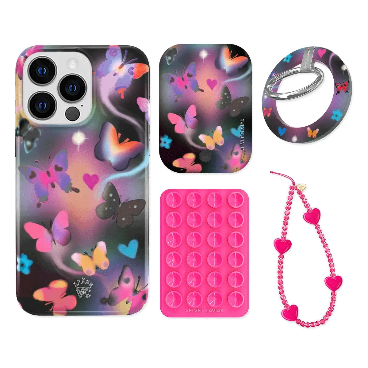 Aurora Butterfly iPhone Bundle Set - Grip - Image 15