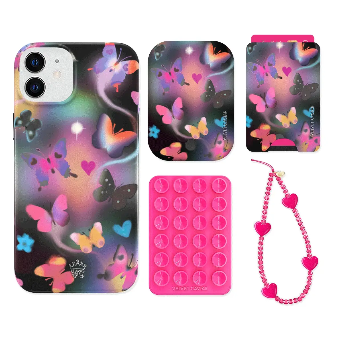 Aurora Butterfly iPhone Bundle Set - Wallet - Image 17