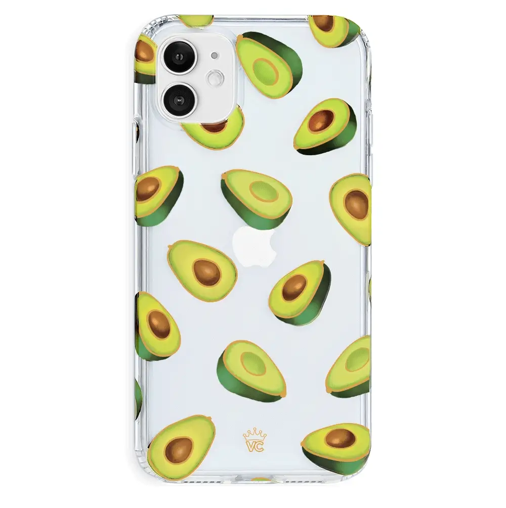 Avocado Clear iPhone Case - Image 31