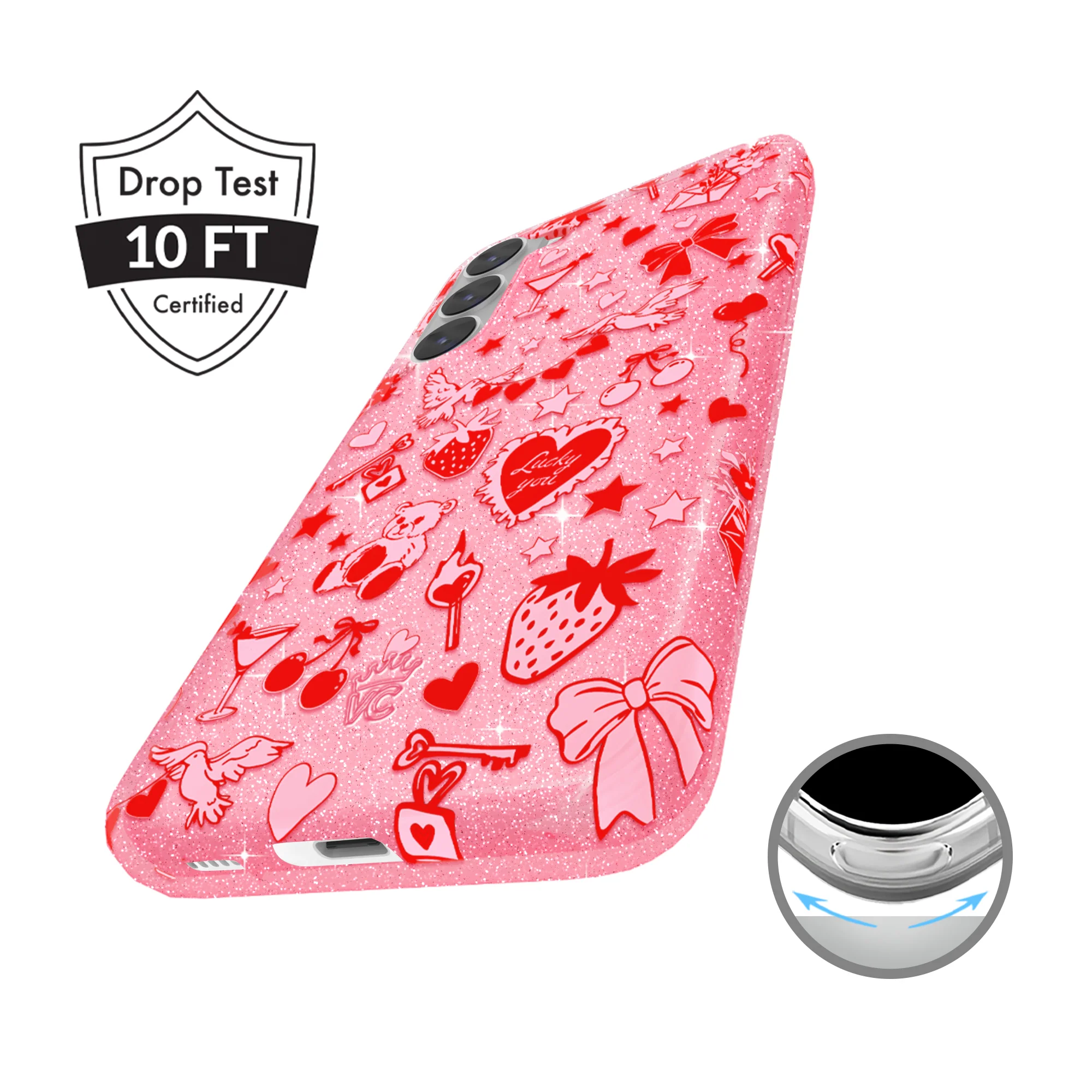 Be Mine Glitter Samsung Case - Image 22