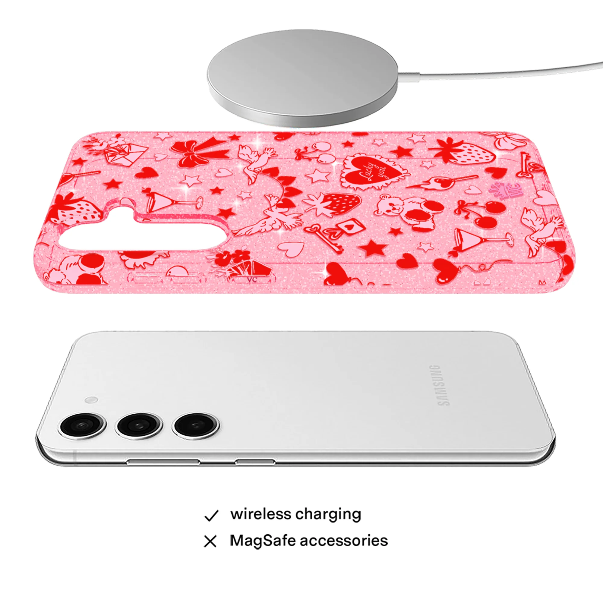 Be Mine Glitter Samsung Case - Image 34