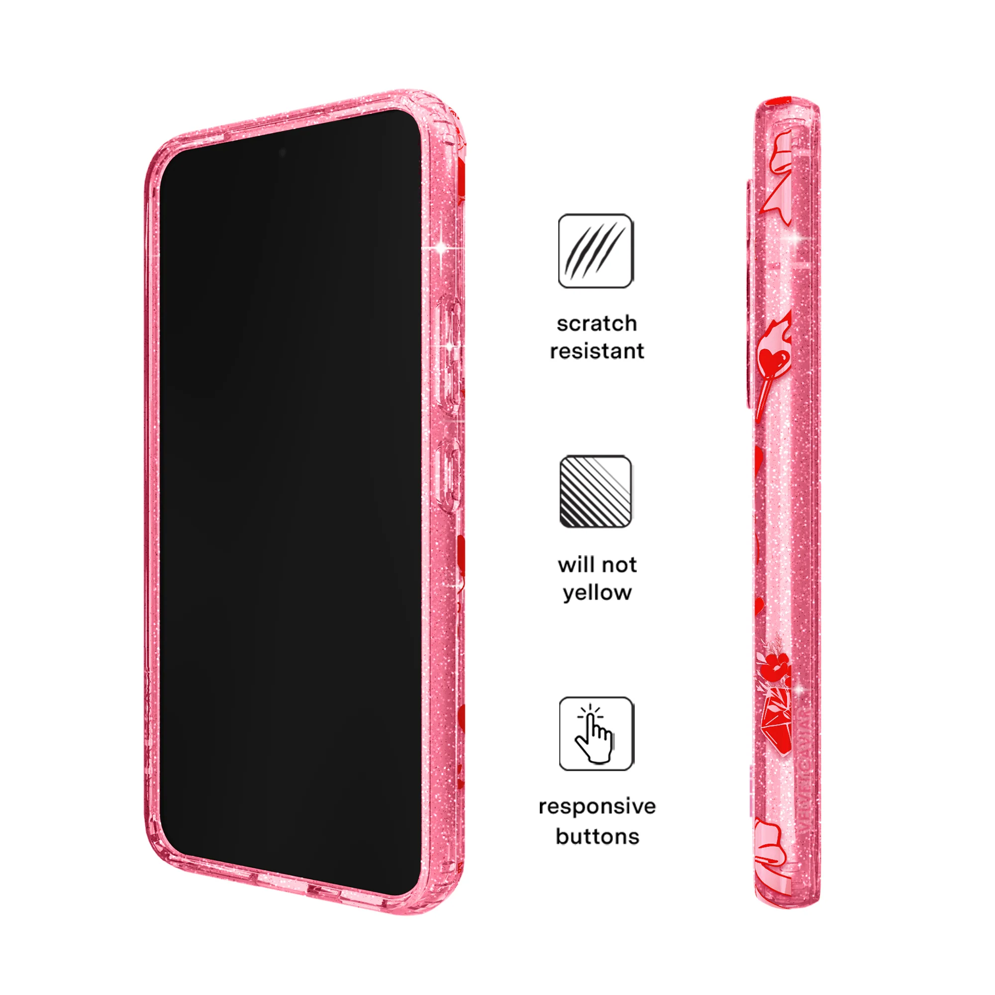 Be Mine Glitter Samsung Case - Image 35
