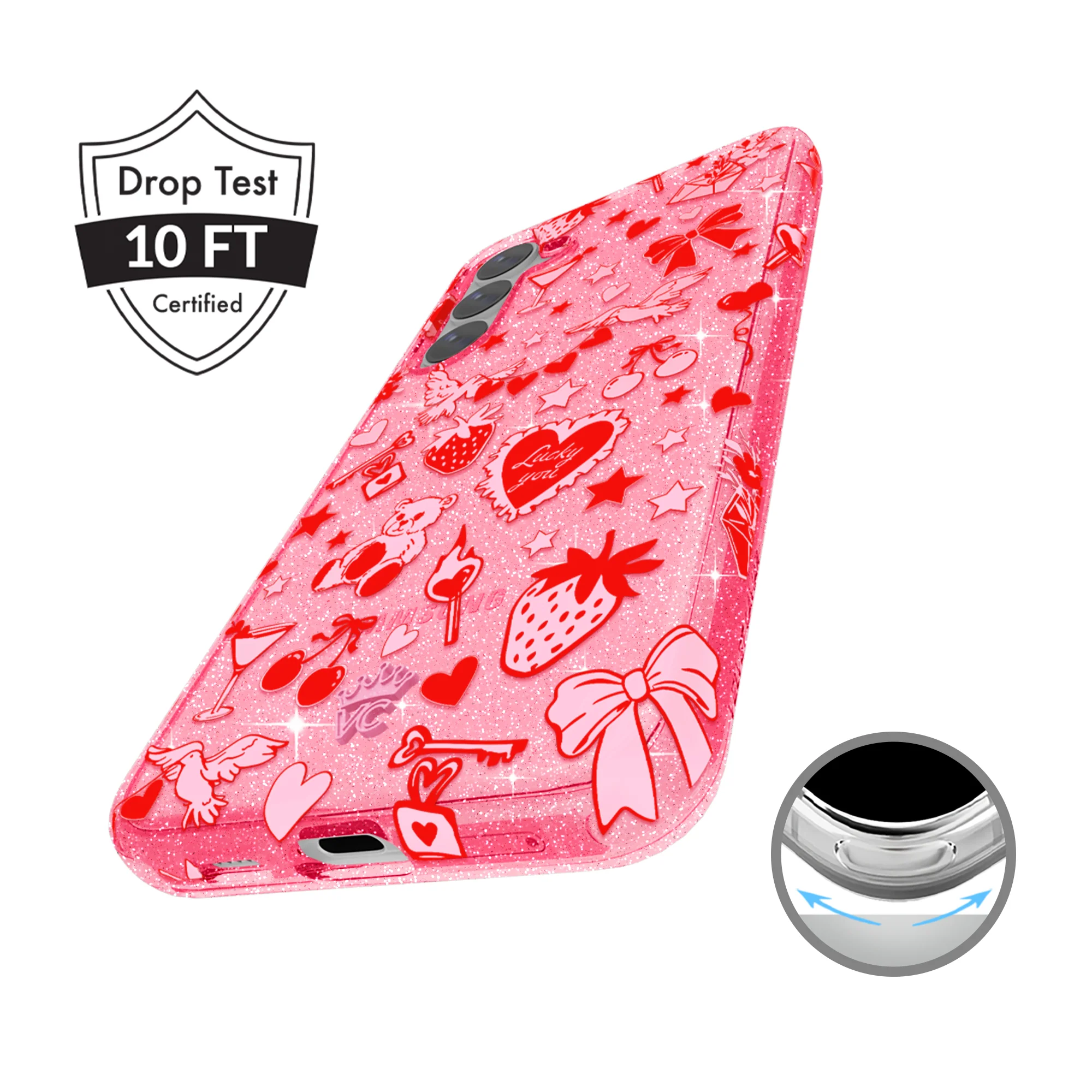 Be Mine Glitter Samsung Case - Image 37