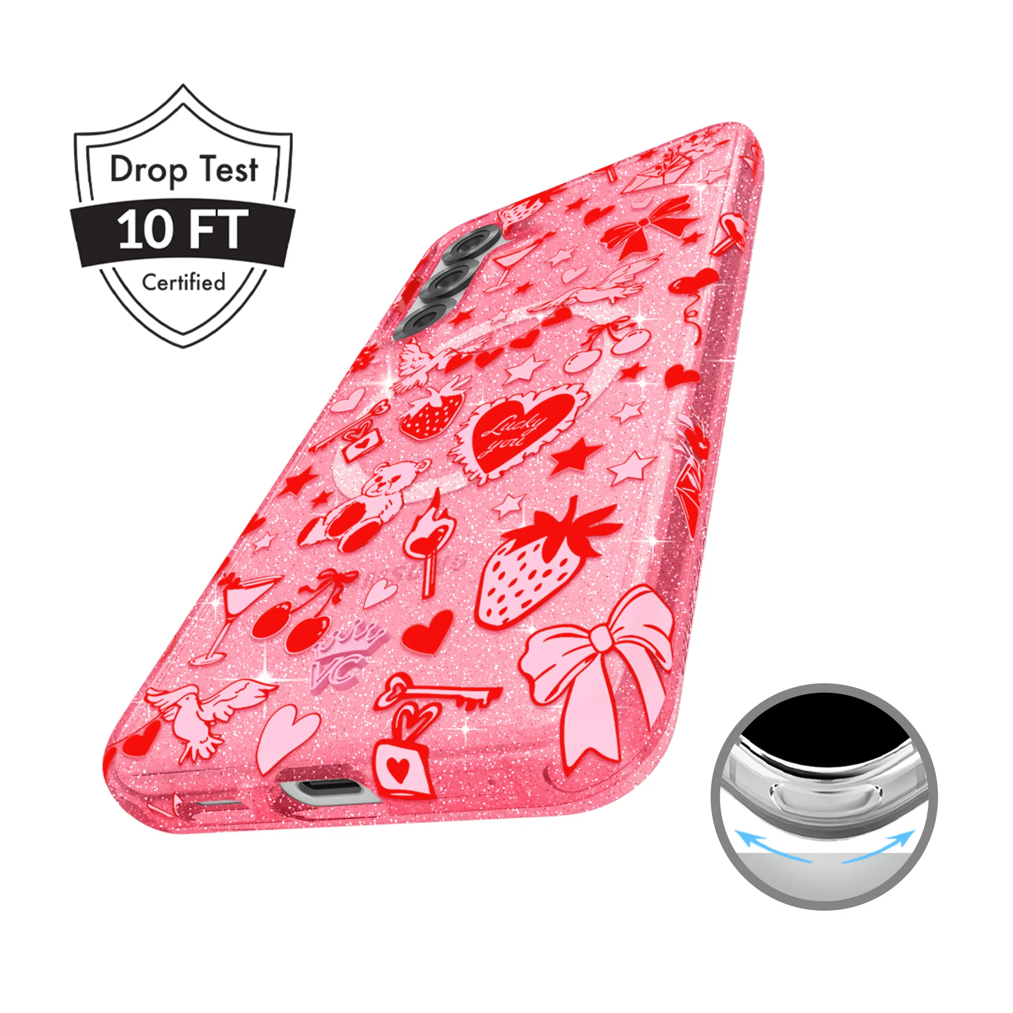 Be Mine Glitter Samsung Case - Image 47