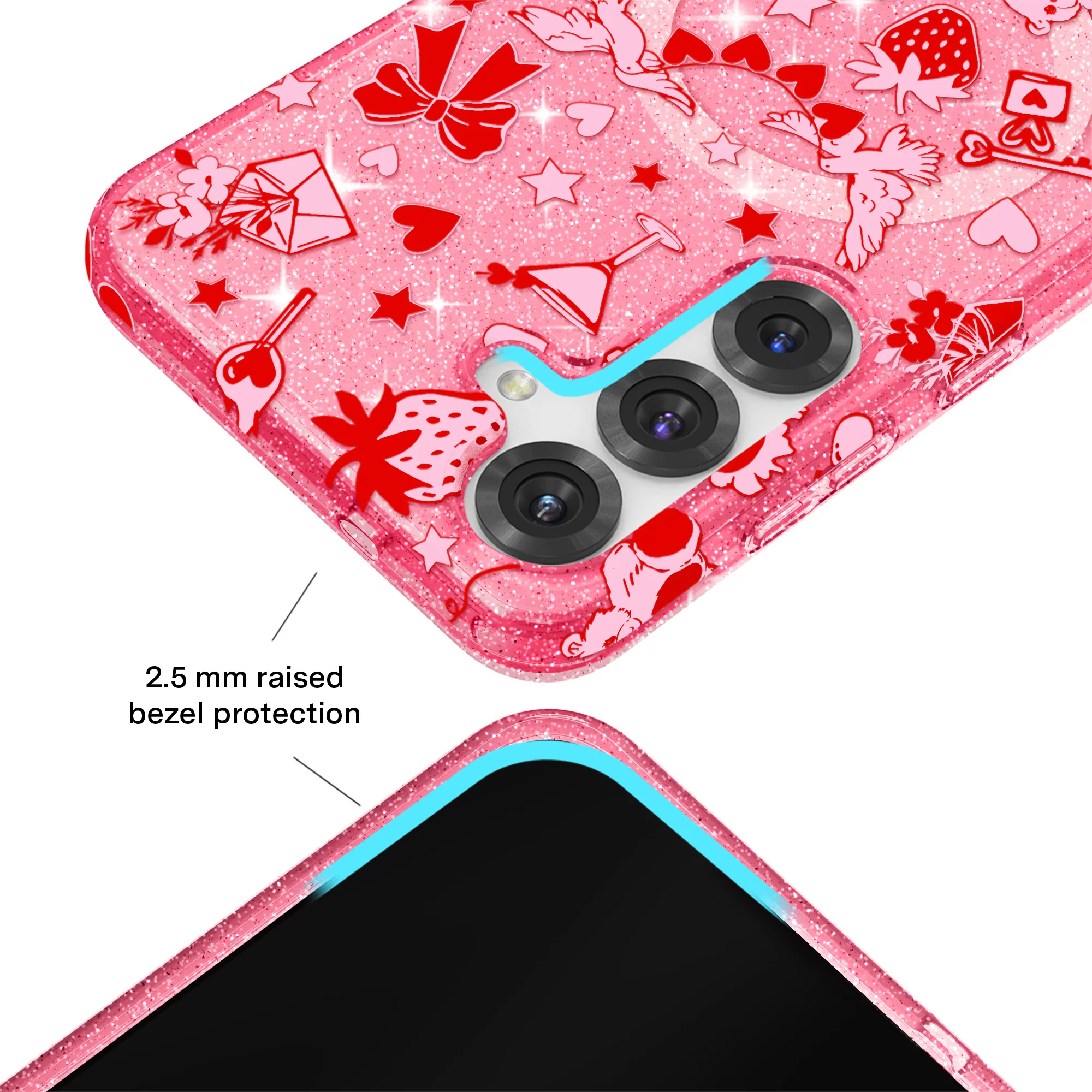 Be Mine Glitter Samsung Case - Image 48