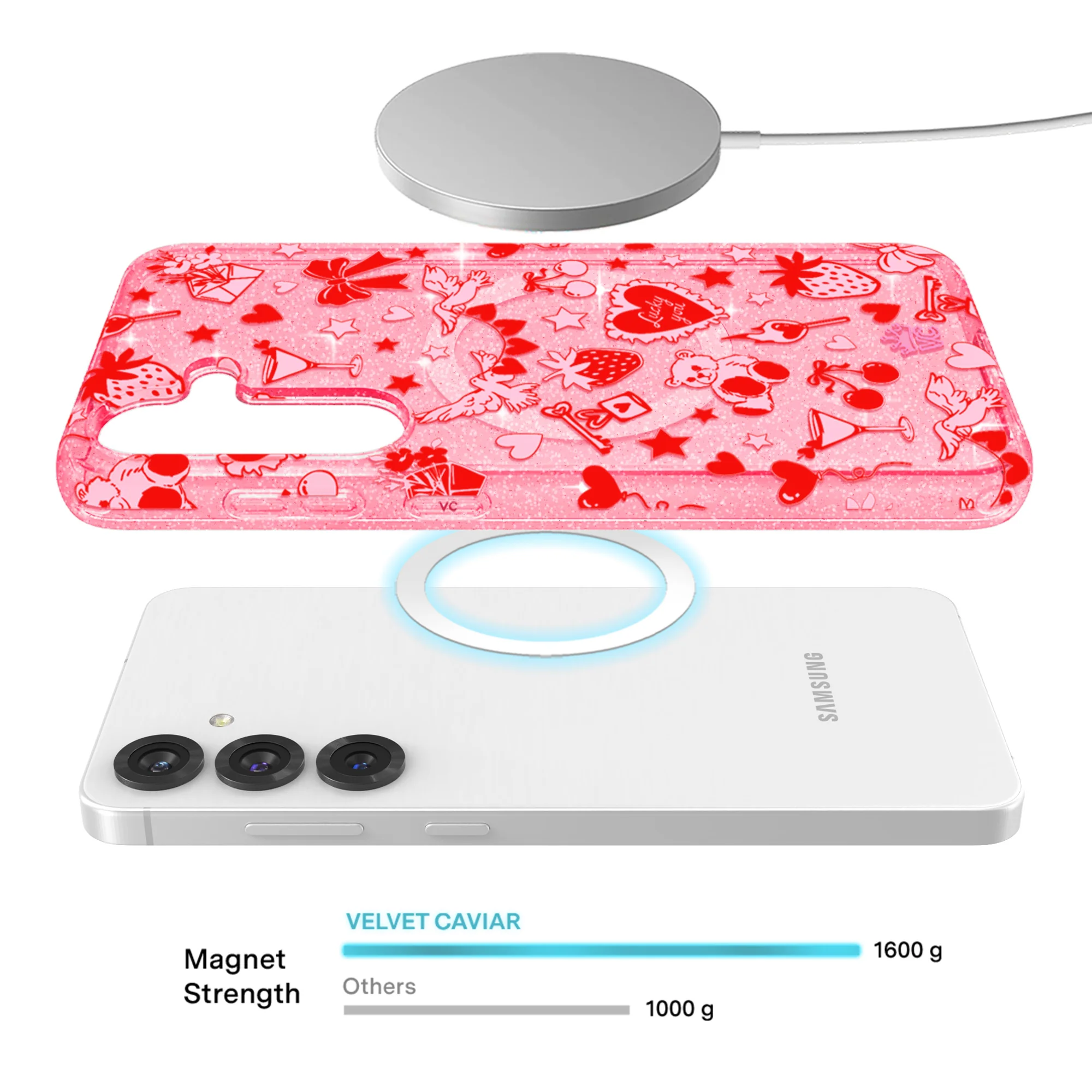 Be Mine Glitter Samsung Case - Image 49