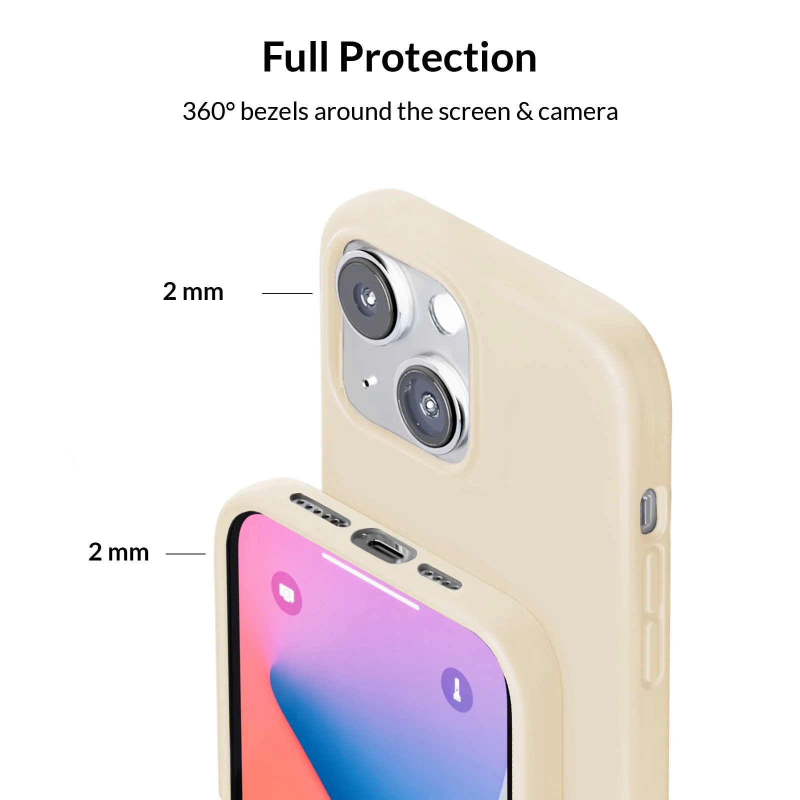 Beige Silicone iPhone Case - Image 39