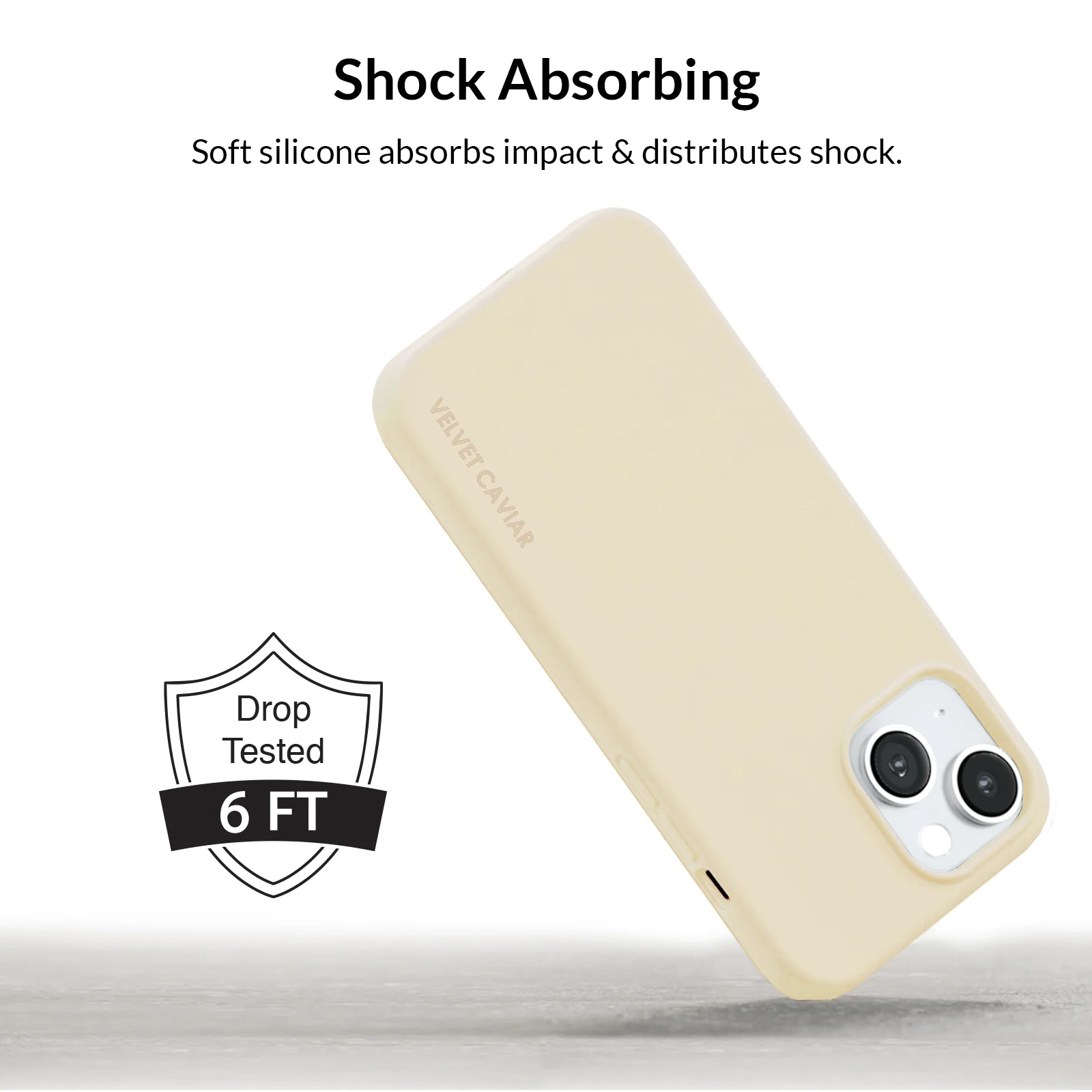 Beige Silicone iPhone Case - Image 80