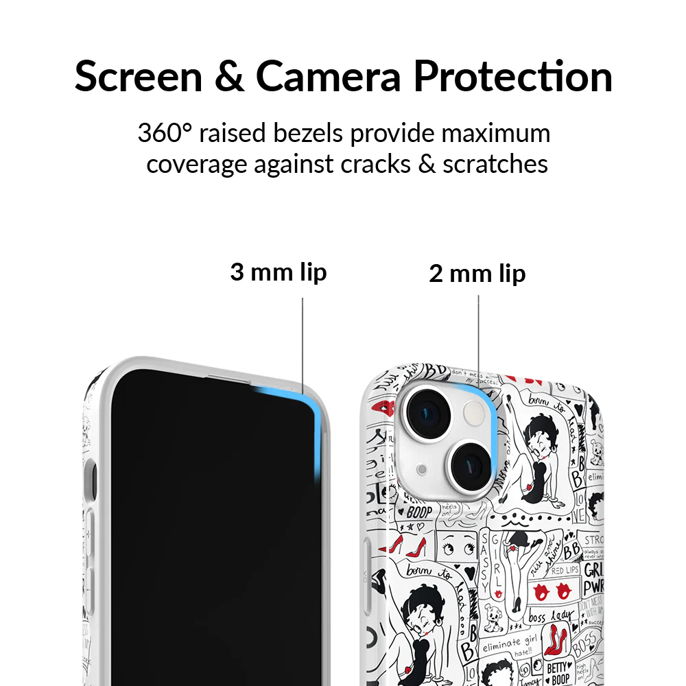 Betty Boop Girl Power iPhone Case - Image 3