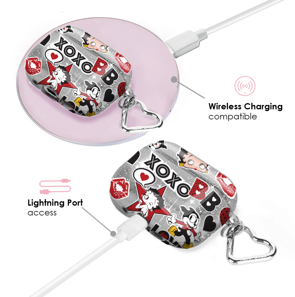 Betty Boop Sassy Glitter Airpod Case - Image 9