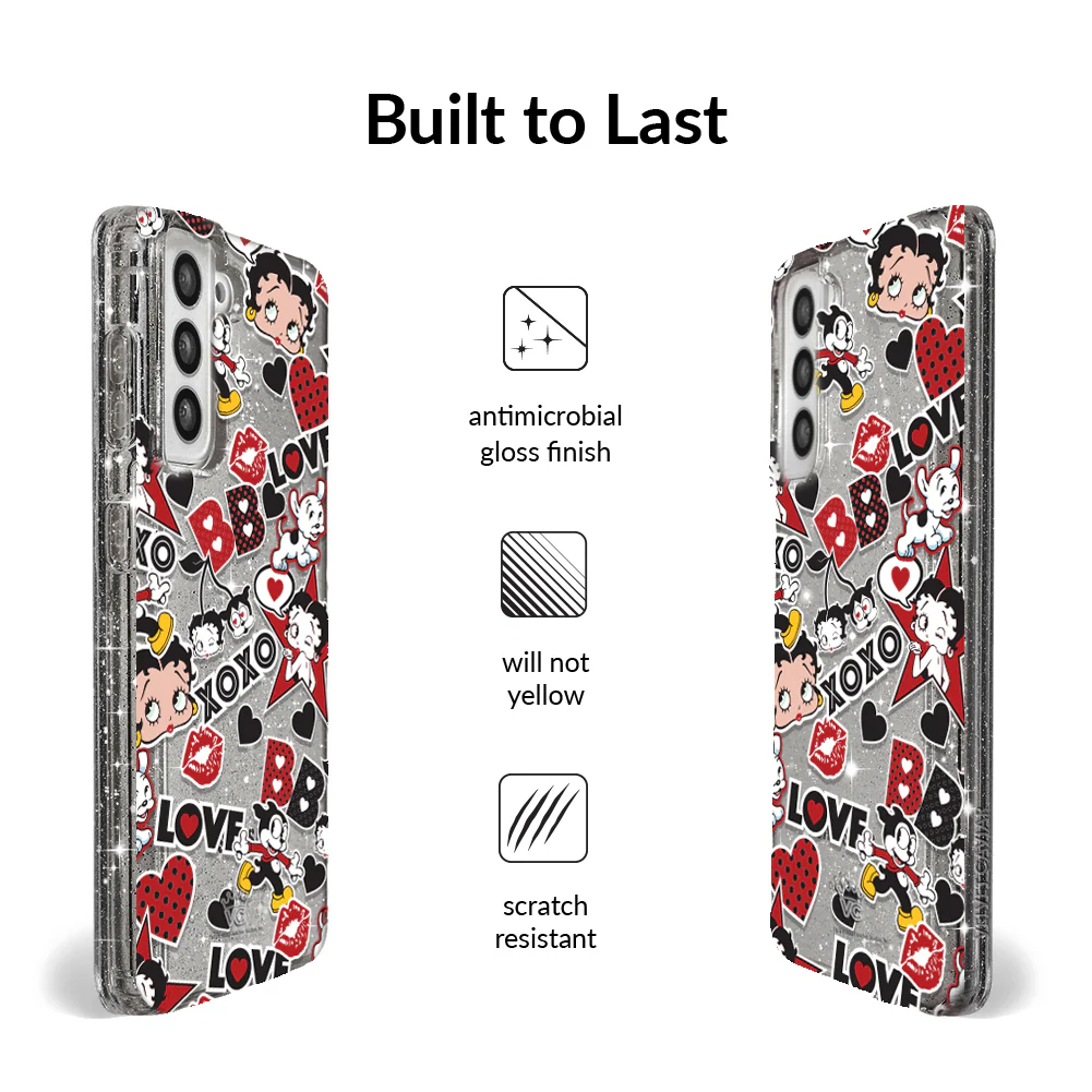 Betty Boop Sassy Glitter Samsung Case - Image 4