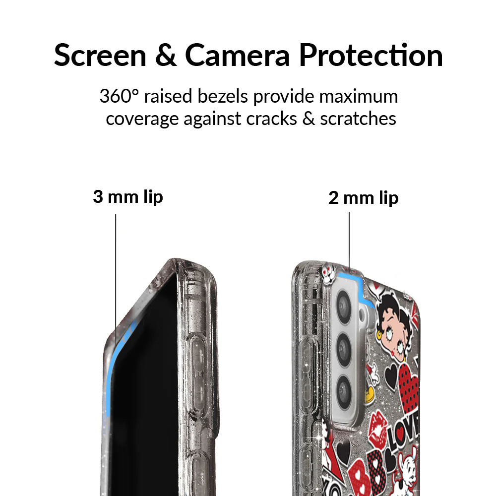 Betty Boop Sassy Glitter Samsung Case - Image 9