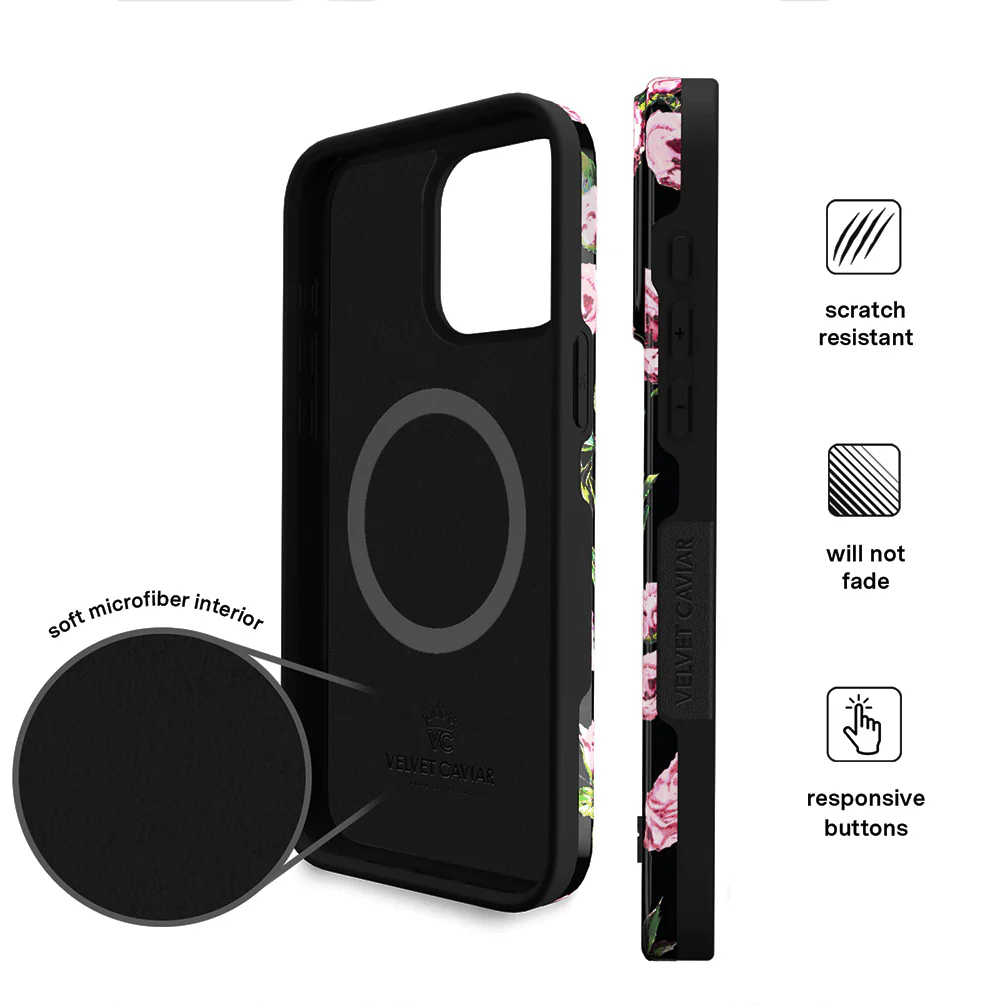 Pink Rose Floral iPhone Case - Image 12