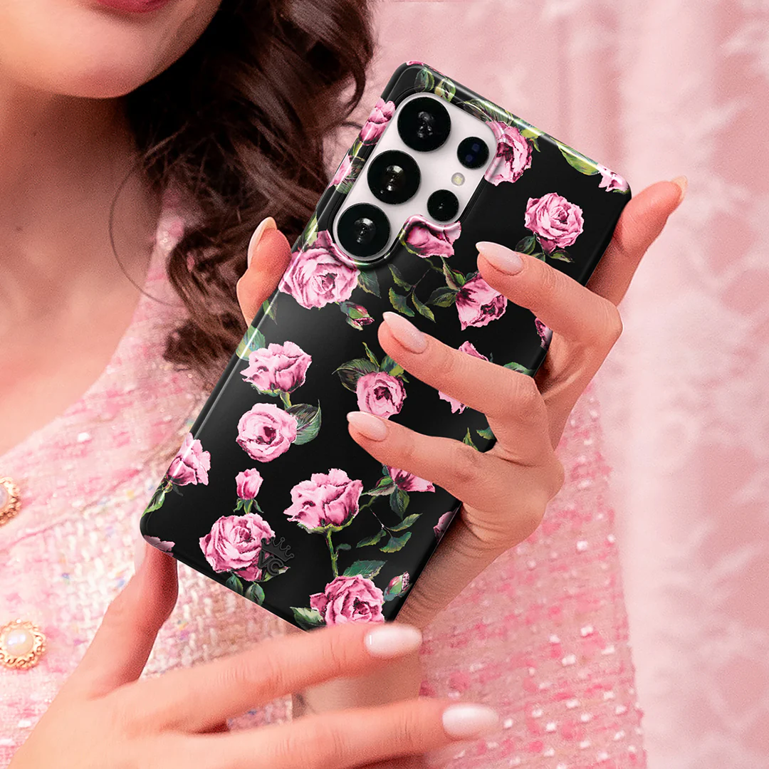 Pink Rose Floral Samsung Case - Image 17