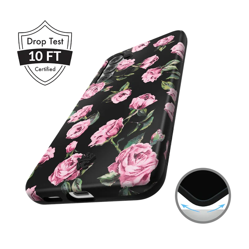 Pink Rose Floral Samsung Case - Image 20