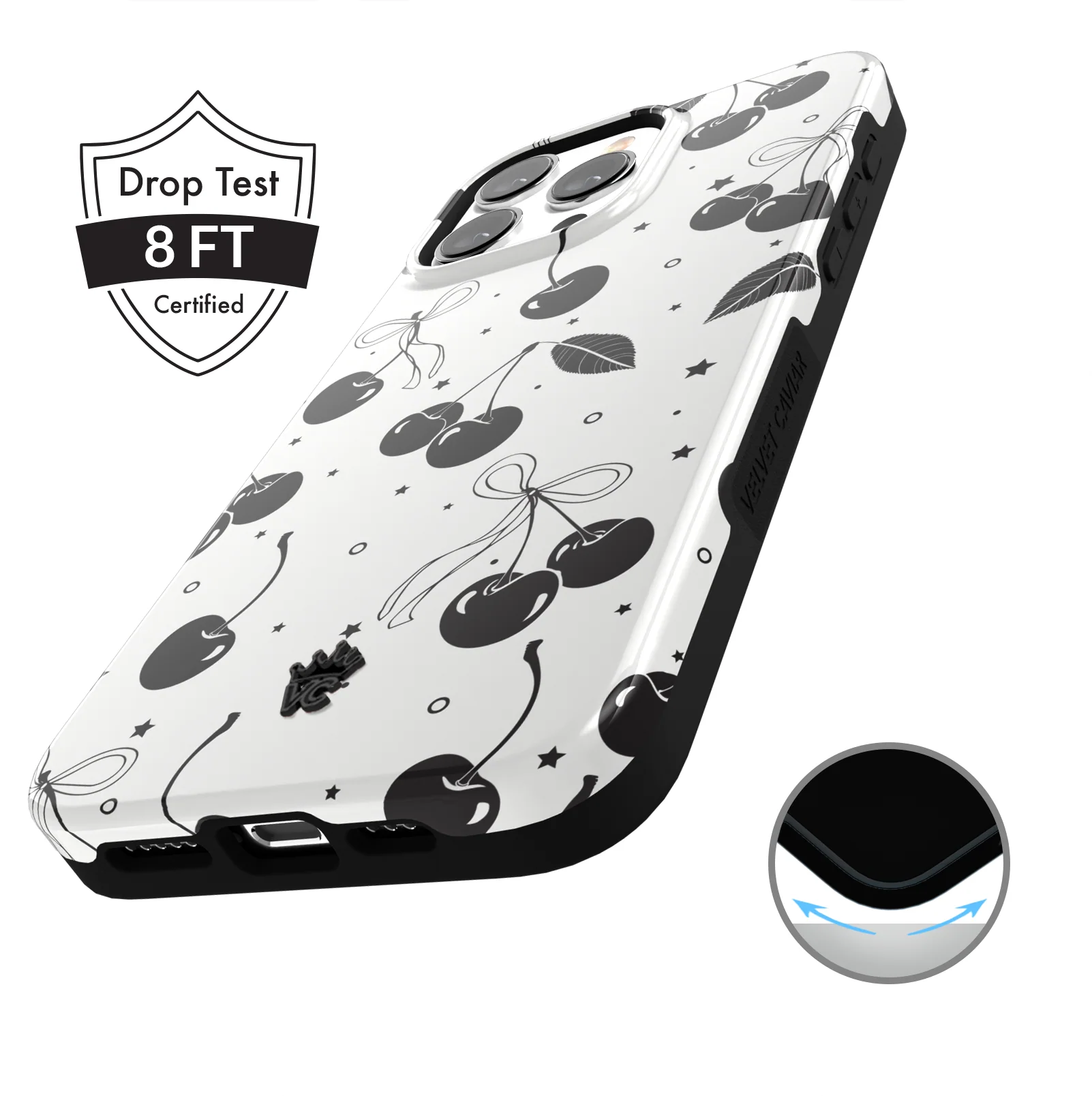 Cherry Noir iPhone Case - Image 5