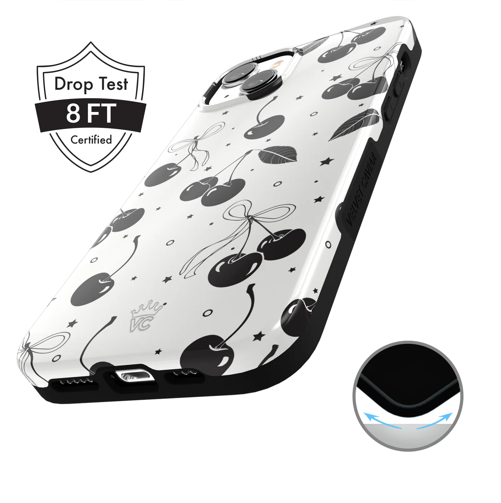 Cherry Noir iPhone Case - Image 53