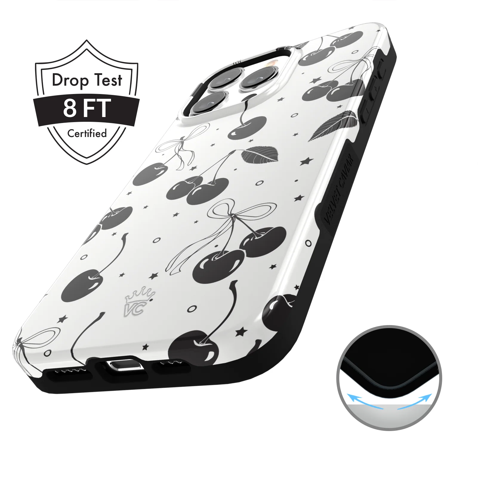 Cherry Noir iPhone Case - Image 65