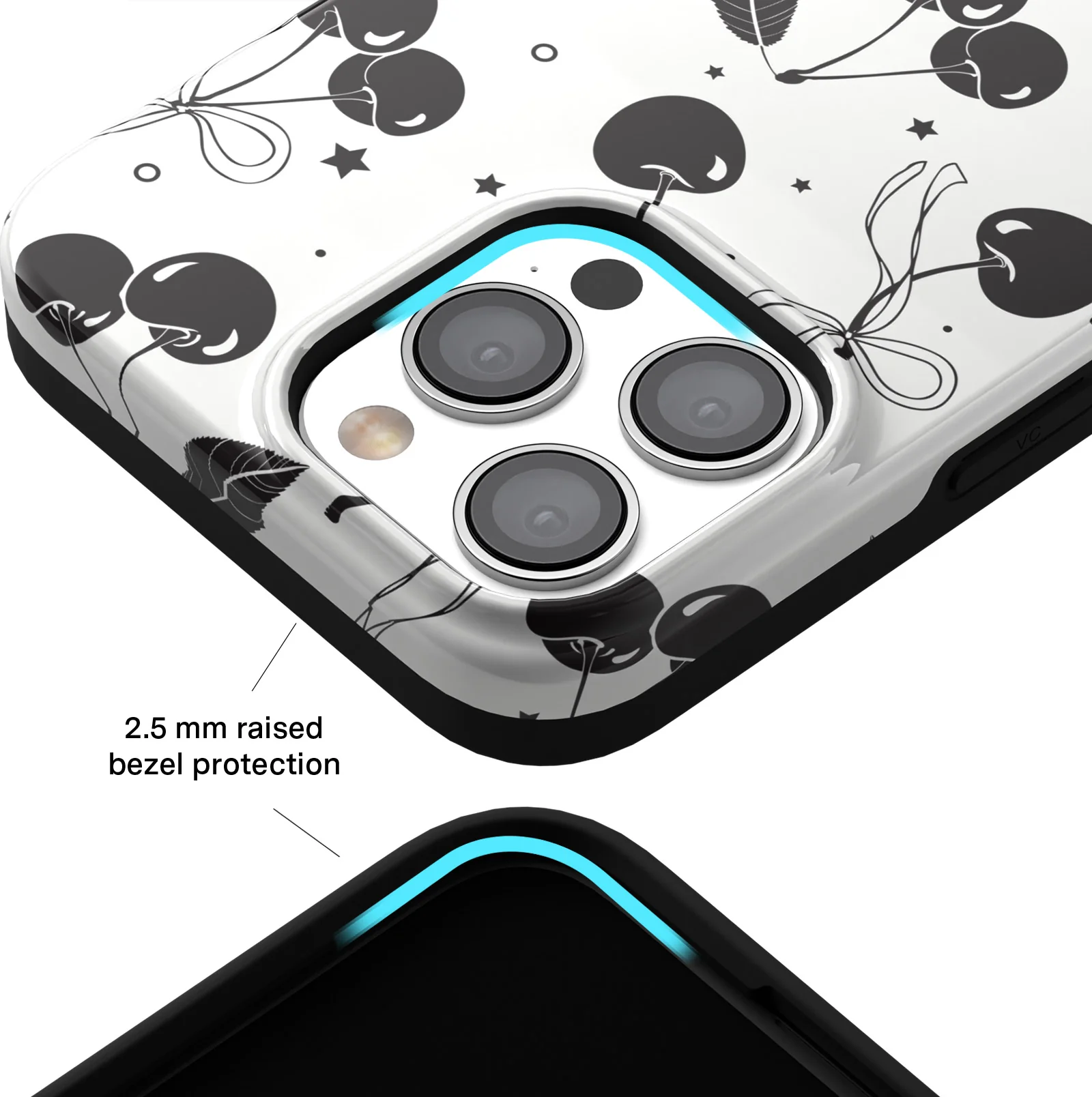 Cherry Noir iPhone Case - Image 69