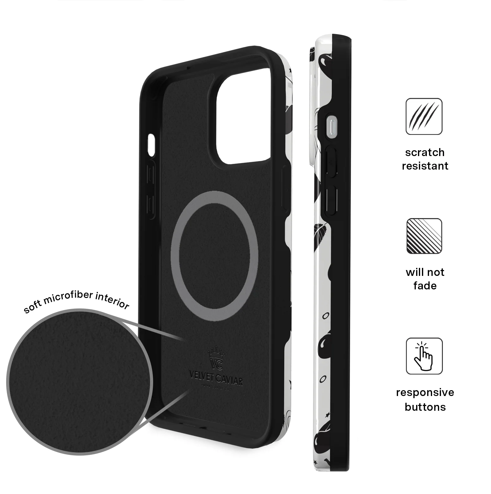 Cherry Noir iPhone Case - Image 90