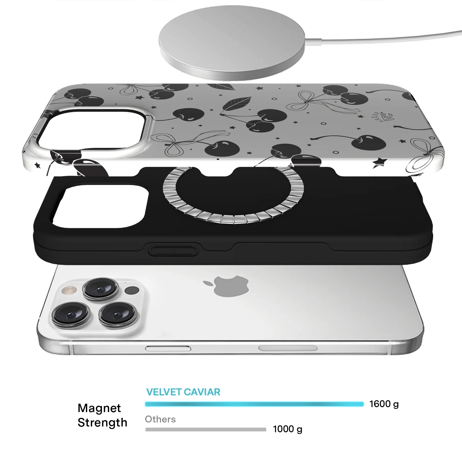Cherry Noir iPhone Case - Image 94