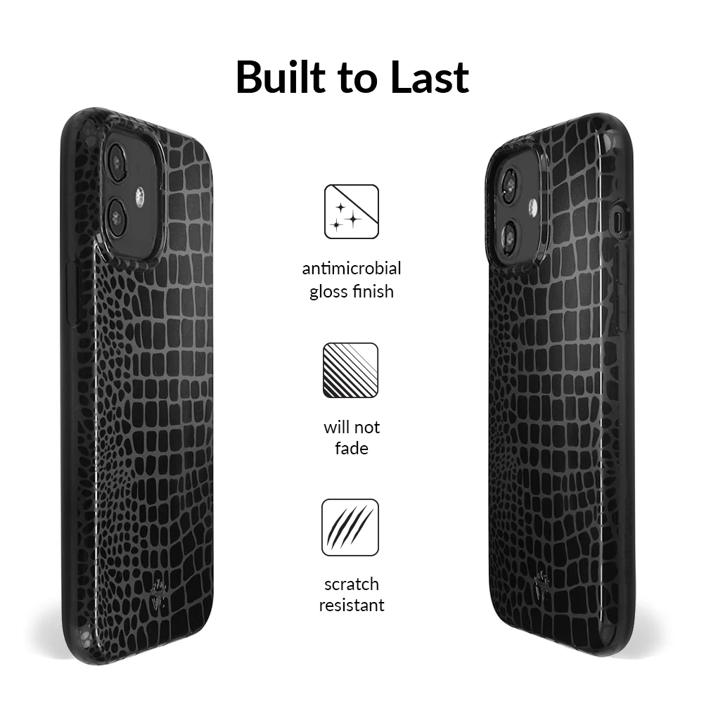 Black Croc iPhone Case - Image 59