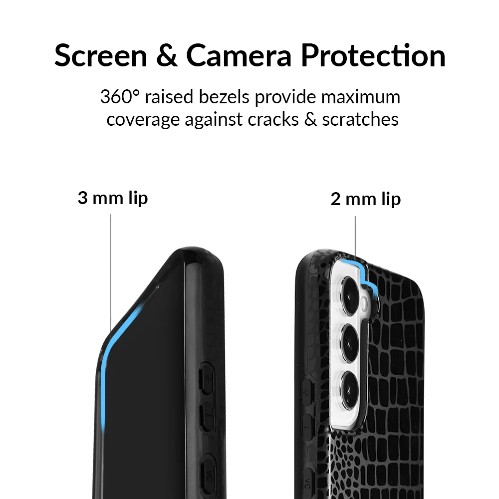 Black Croc Samsung Case - Image 21