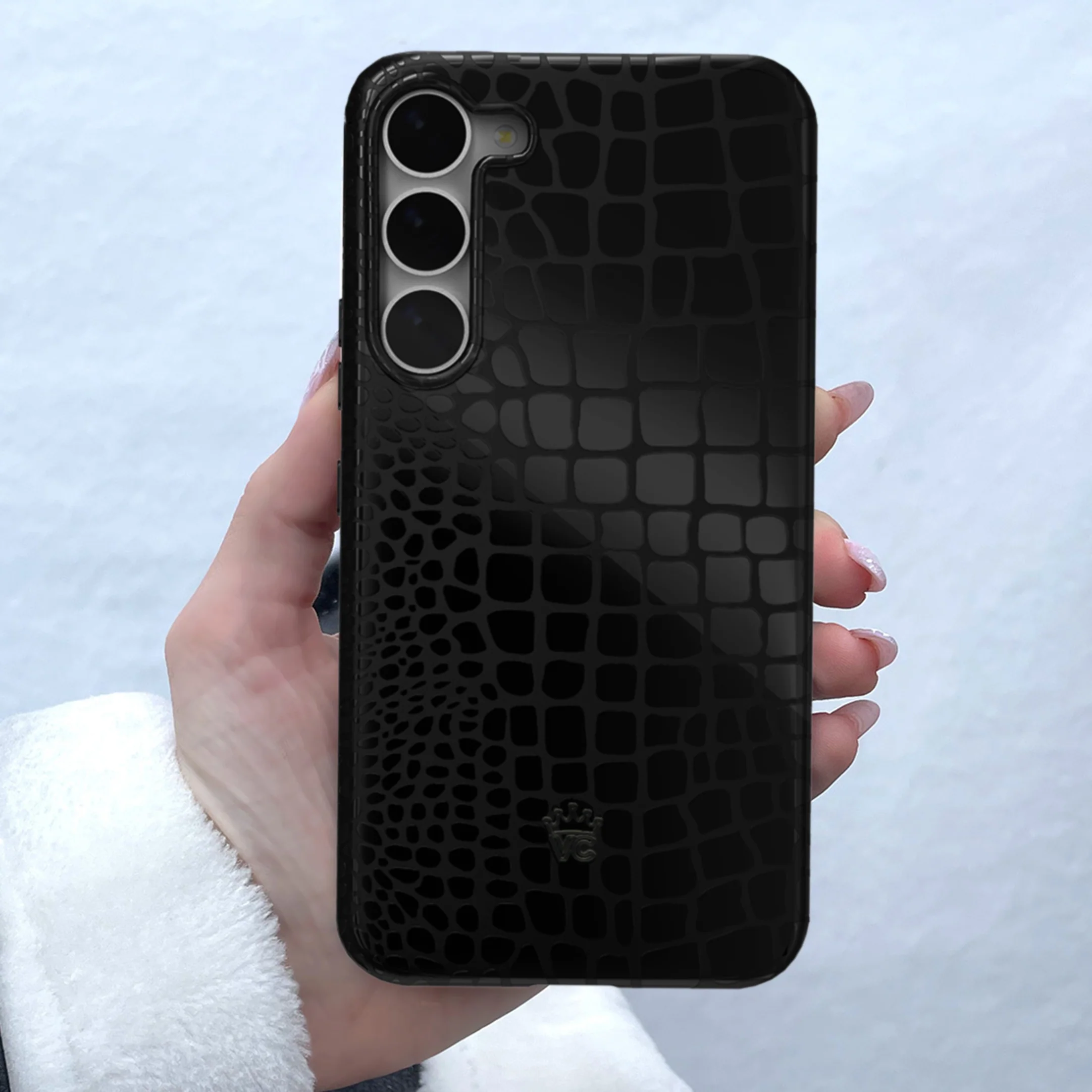 Black Croc Samsung Case - Image 38
