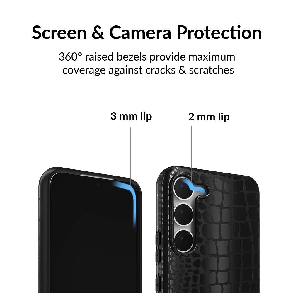 Black Croc Samsung Case - Image 39