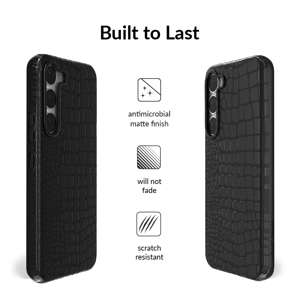 Black Croc Samsung Case - Image 40