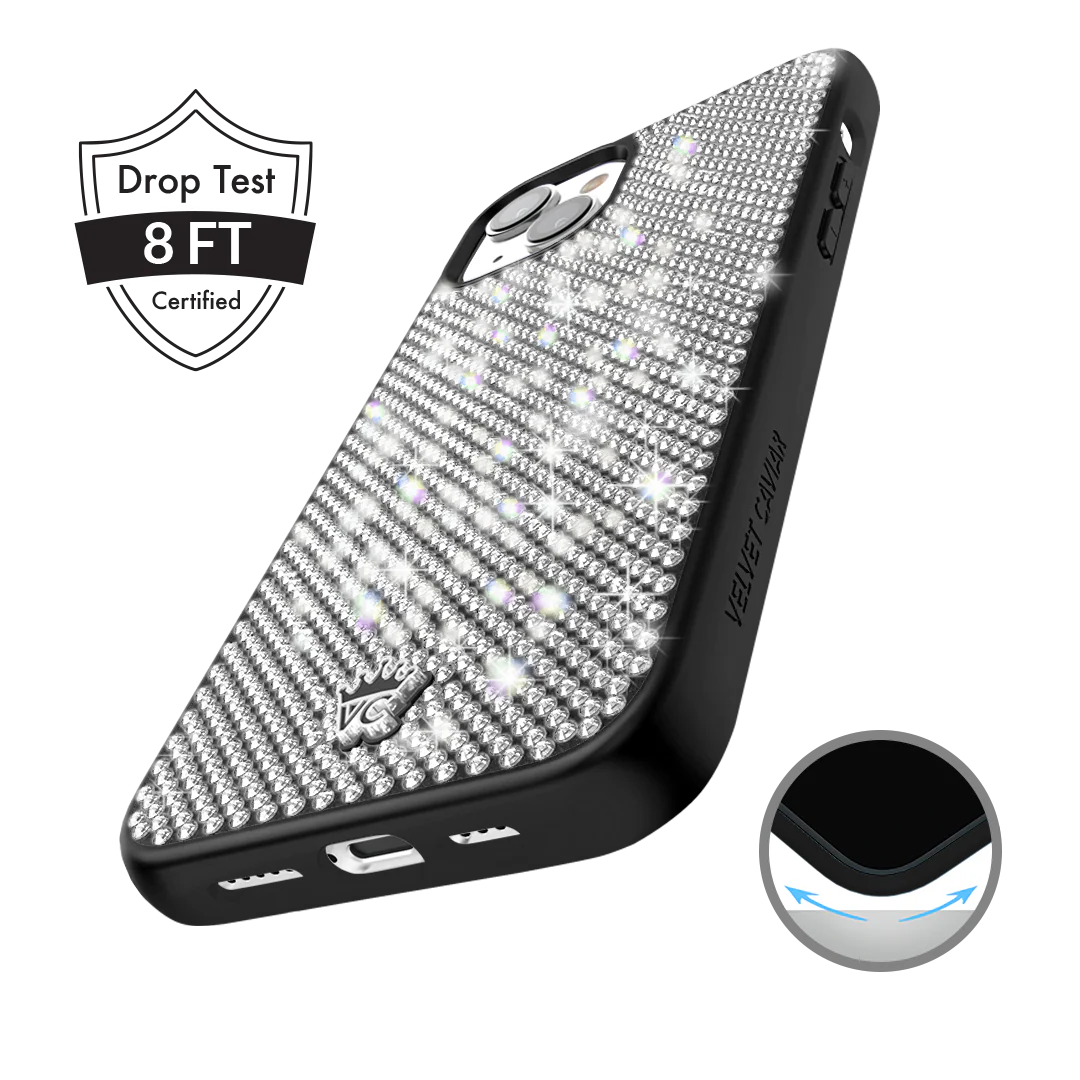 Black Caviar Crystals iPhone Case - Image 34