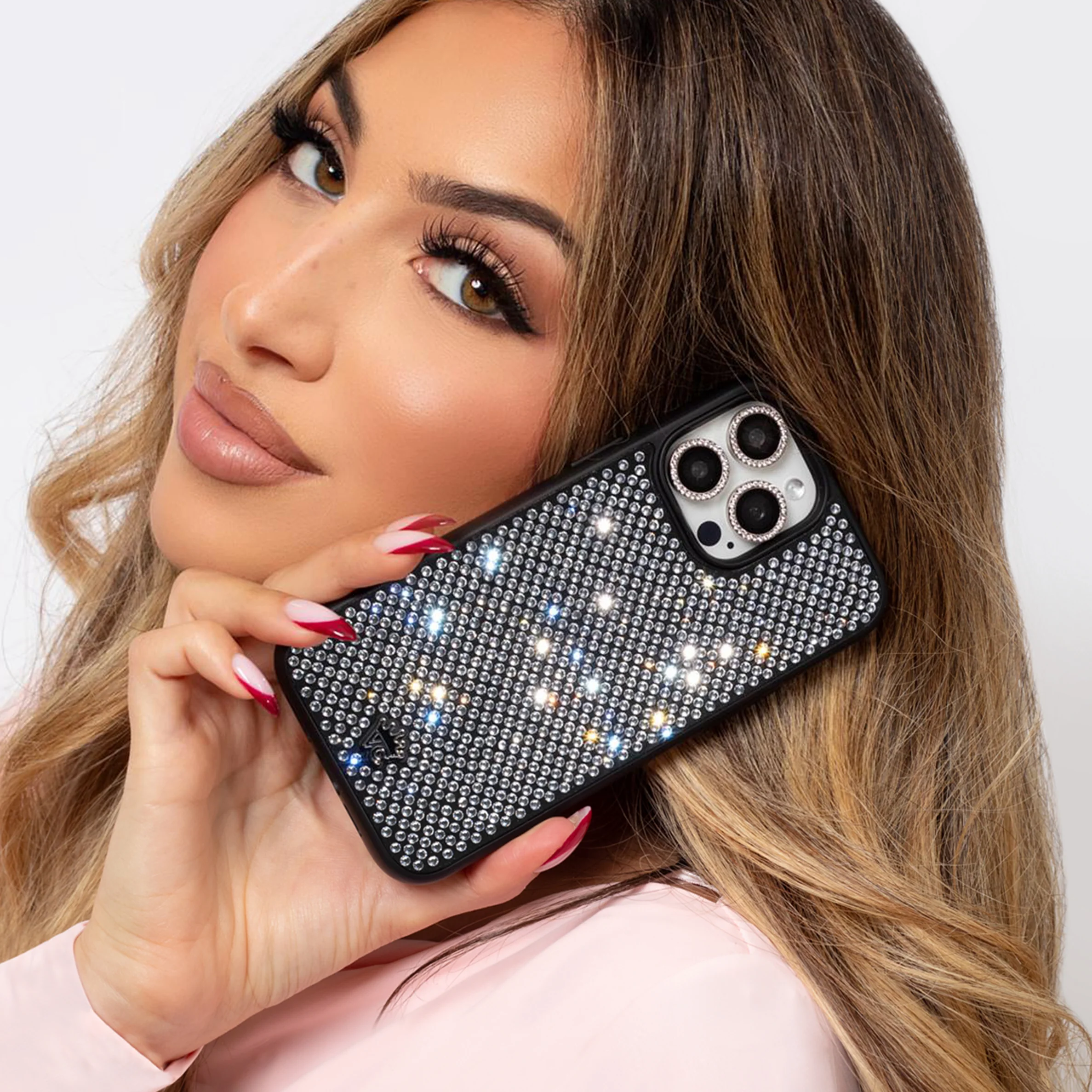 Black Caviar Crystals iPhone Case - Image 42
