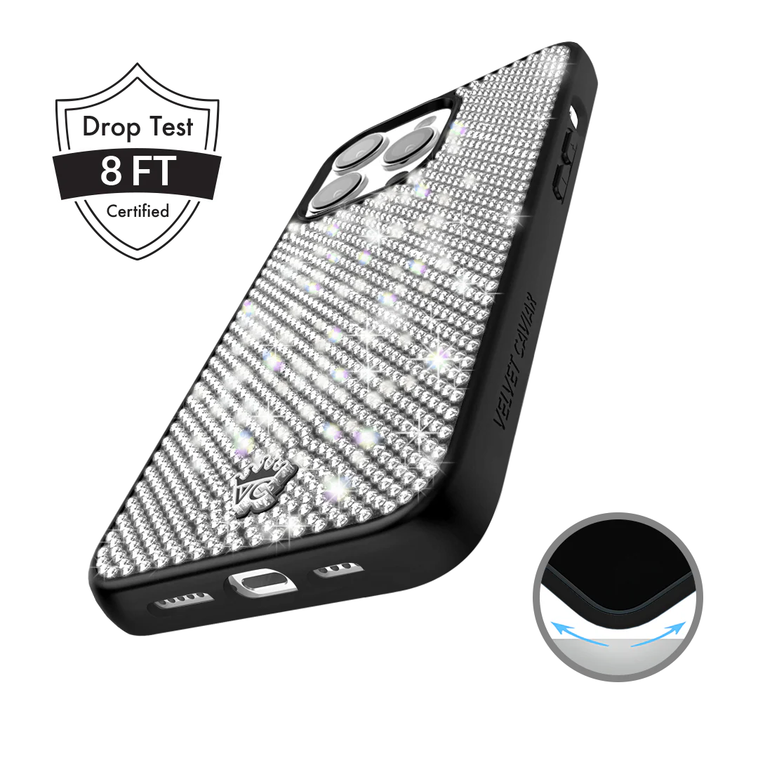Black Caviar Crystals iPhone Case - Image 64