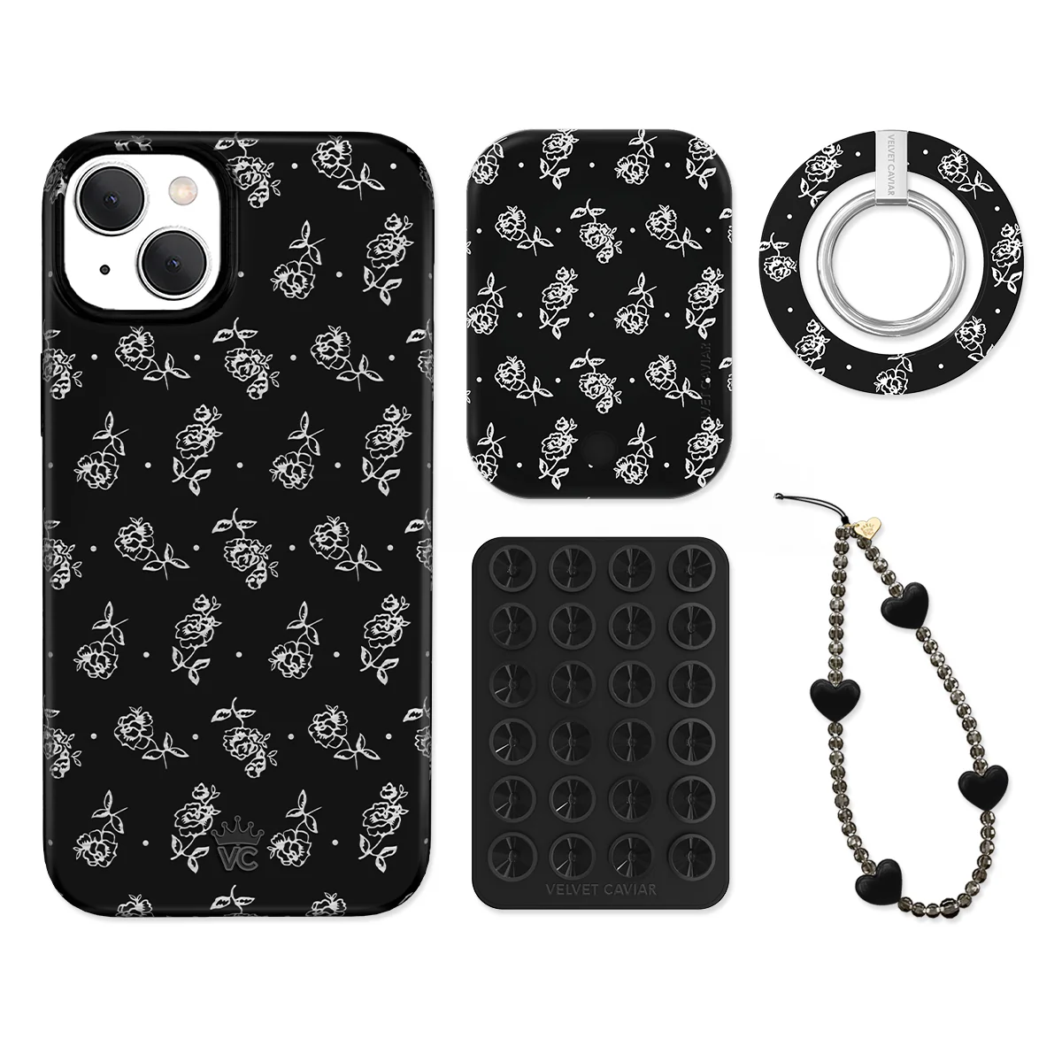 Vintage Roses iPhone Bundle Set - Grip - Image 6