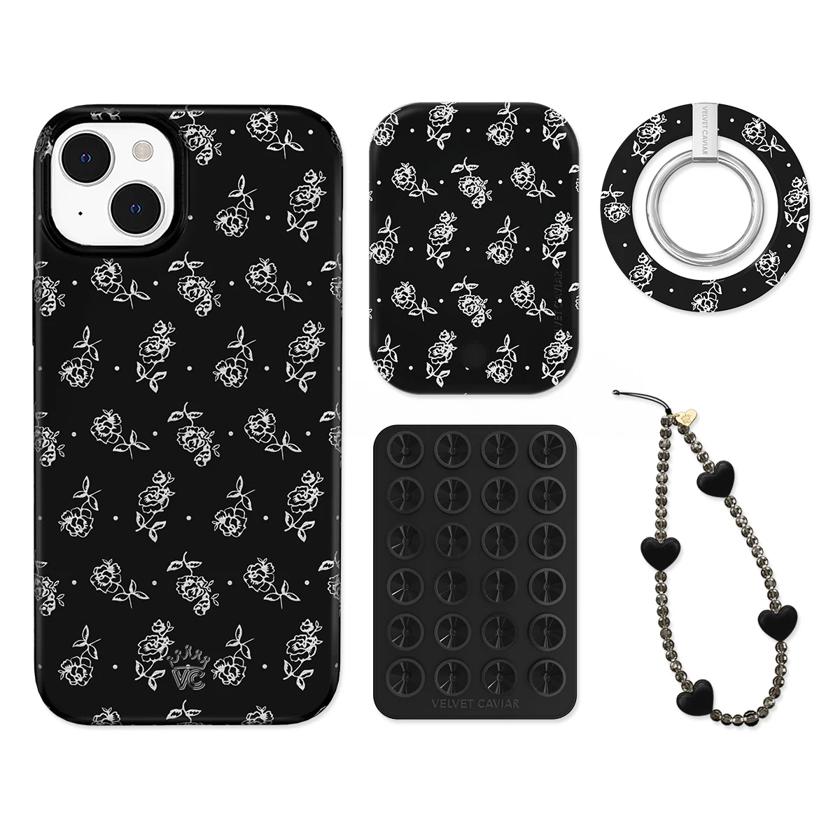 Vintage Roses iPhone Bundle Set - Grip - Image 9