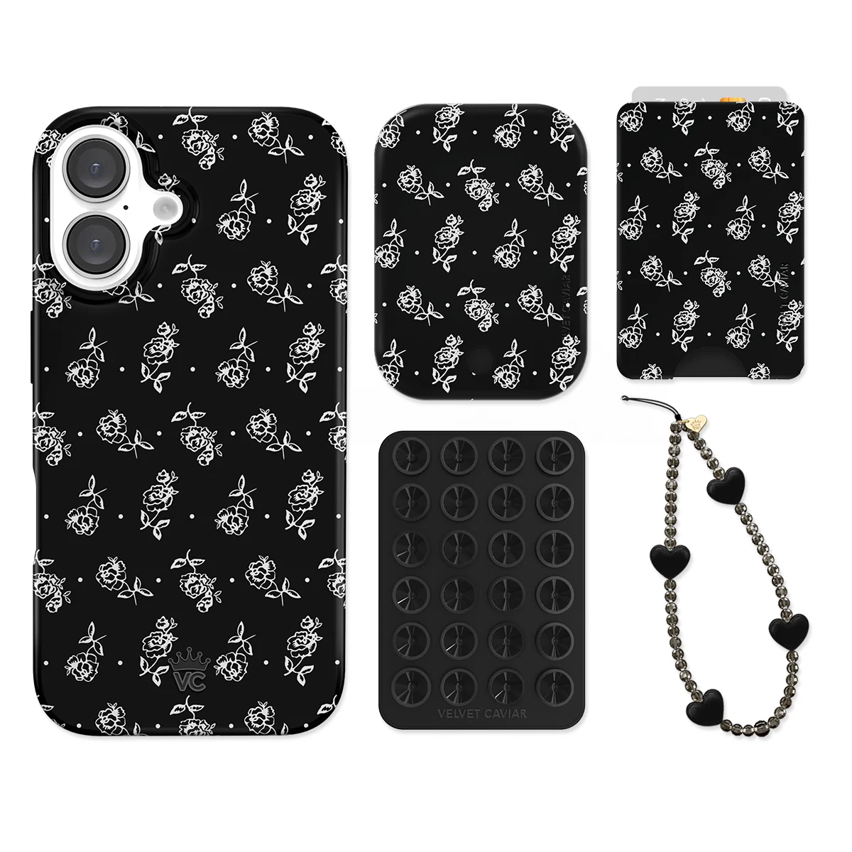 Vintage Roses iPhone Bundle Set - Wallet