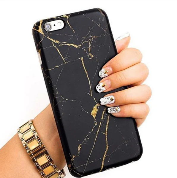 Black & Gold Marble iPhone Case - Image 28